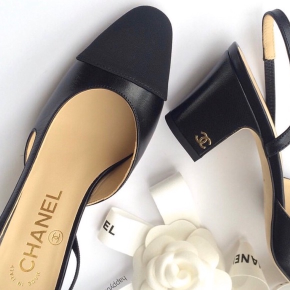 Black Chanel Slingnacks - Picture 1 of 7